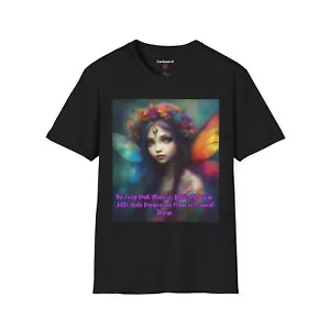 Verzaubertes T-Shirt Damen schwarz "Der Feenstaub leuchtet" Fee launisch süß Gothic - Bild 1 von 12