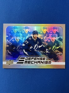 2022-23 Upper Deck Series 1 Gold Defense Mechanism Victor Hedman #DM-6 Tampa Bay