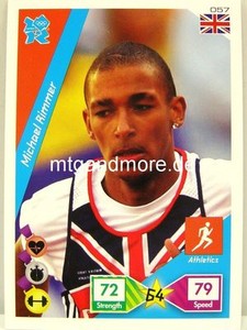 2012 Adrenalyn XL London - #057 Michael Rimmer - Olympics