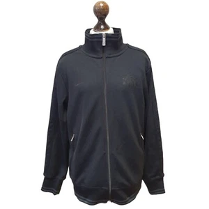 Nike Manchester Utd Black Zipped Sports Tracksuit Top Uk Boys Size Large BB963 - Picture 1 of 5