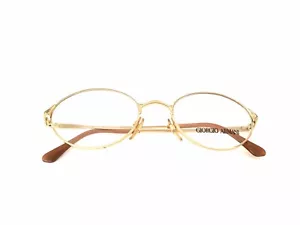 Giorgio Armani Eyeglasses GA 245 Gold 743 Size 50mm Optical Frame New - Picture 1 of 5
