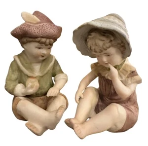 Piano Babies Andrea by Sadek #6682 Vintage 1960’s Set Of Two - Picture 1 of 10
