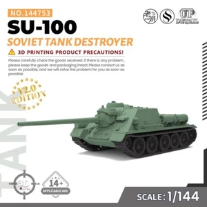 SSMODEL SS144753 1/144 Militär Modellbausatz sowjetischer SU-100 Jagdpanzer - Bild 1 von 5