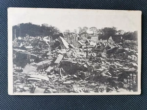 CPA Carte Photo - Tremblement de Terre au Japon - 31 Octobre - Imagen 1 de 2
