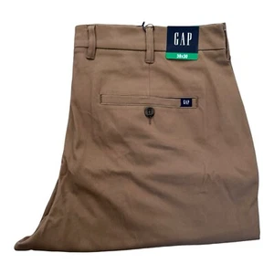 GAP Men’s Slim Fit Stretch Chinos, Tan, 38x30, New with Tags - Picture 1 of 11
