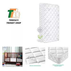 Premium Dual-Sided Crib & Toddler Mattress,100% Knitted Fabric-Hypoallergenic... - Picture 1 of 8