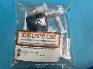 NOS Deutsch/TE Connectivity Mil-Spec Circular Connector Kit Coax DBA56-24-100PN - Picture 1 of 7