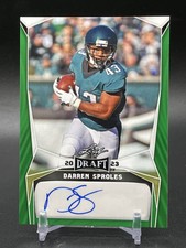 2023 Leaf Draft Darren Sproles Green Auto Philadelphia Eagles BA-DS2