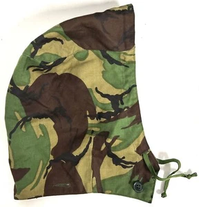 British Military Issue DPM Camouflage Cold Weather Button On Jacket Hood - Picture 1 of 5