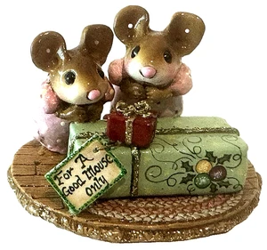 Wee Forest Folk M-373 "For A Good Mouse On" RETIRED (Mint W/Wee Forest Folk Box) - Imagen 1 de 6