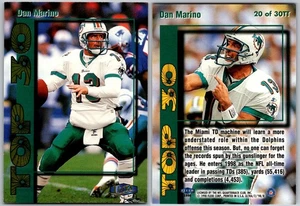 1998 Fleer Ultra DAN MARINO Top 30 #20TT Miami Dolphins HOF - Bild 1 von 1
