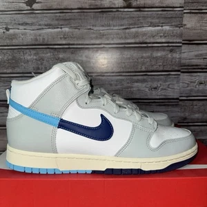 Nike Dunk High HI Retro SE Summit White Blue Royal DZ2535 100 Size 11 - Picture 1 of 5