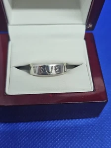 James Avery ZURÜCKGENOMMEN Sterling True Love Waits Purity Ring Größe 7,5  - Bild 1 von 6