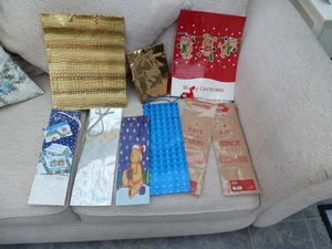 9 Christmas Bags Various Sizes BNWT - Picture 1 of 1