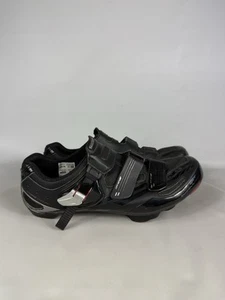 Shimano R107 Road Cycling Shoes EUR 43 Mens Size 8.9 Black Hook Loop - Picture 1 of 15