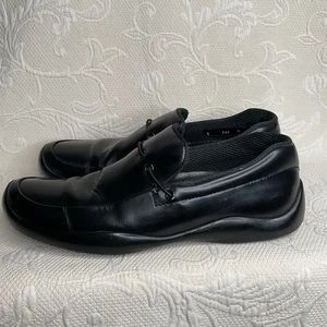 Prada Loafers Mens US Black Pull On Driving Shoes Casual Slip On Sz9 - Picture 1 of 15