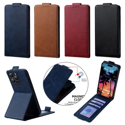 Flip Card Wallet Phone Case For Huawei P10 P20 P30 P40 Lite E Pro Leather Cover - Image 1 of 4