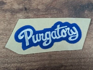 Vintage Purgatory Patch Skiing Ski Resort Patch *Very Clean* Blue & White - Picture 1 of 1