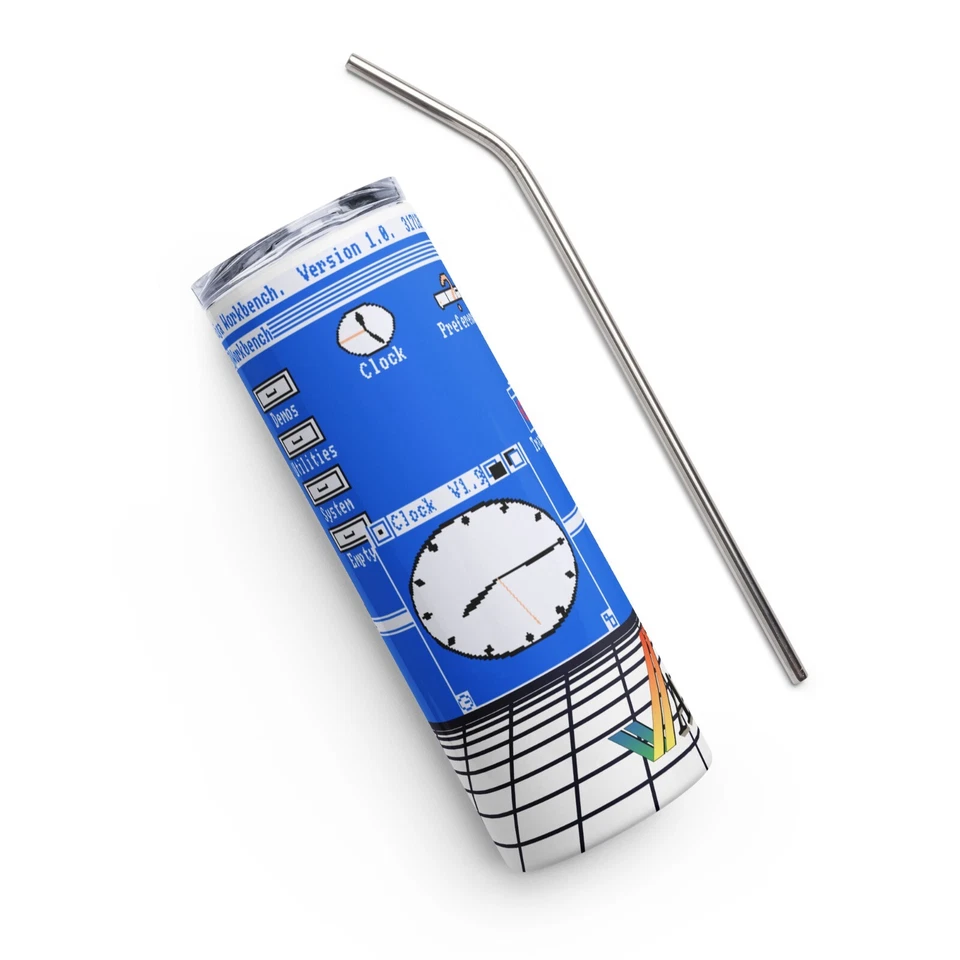 Caneca de bancada Commodore Amiga 1200 - Caneca de café 20 oz - MELHOR PRESENTE PARA FÃ AMIGA - Imagem 1 de 4