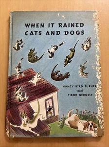 When It Rained Cats And Dogs Nancy Turner SIGNED 1946 1st Edition Hardcover - Picture 1 of 24