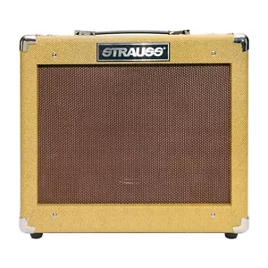 NEW Strauss Legacy 35 Watt Solid State Bass Guitar Practice Amplifier (Tweed) - Picture 1 of 4