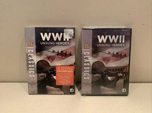 WWII World War 2 Unsung Heroes DVDs (2010, 5 DVDs) History Channel. NEW ~ Sealed - Imagen 1 de 4