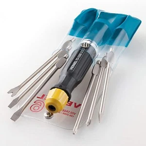 VESSEL 6-Piece Voltage Detection Screwdriver Set TD-1300L Thailand - Picture 1 of 6
