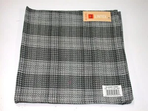 (6) Lintex 100% Cotton Napkins ~ Dobby Gray ~ 18" x 18" **NEW** - Picture 1 of 1