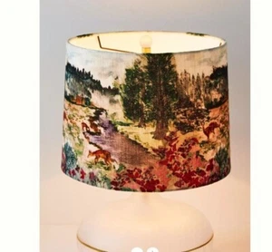 Paralume lampada Anthropologie Rosalie grandi boschi esterno rustico vintage - Foto 1 di 10