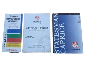 VS statesman caprice holden v8 1995 160k- owners warranty service manual 1485 - Picture 1 of 8