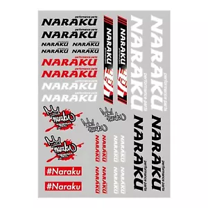 Set de pegatinas Naraku 29,7x21cm 30 piezas transparente - Imagen 1 de 4