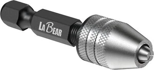 LABEAR Drill Chuck Keyless Mini Adapter ¼ Inch Hex Shank | 0.3-3.2Mm Capacit... - Picture 1 of 3
