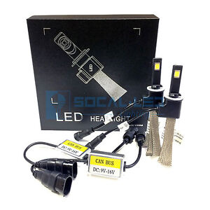 Fanless LED Headlight Kit 880 894 6000K White Canbus Conversion Fog Light Bulbs