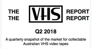 THE VHS REPORT Q2 2018 Australian Horror Video Ebay Price Guide zine fanzine - Picture 1 of 1