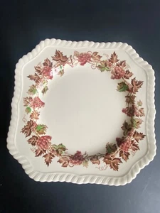 Johnson Brothers ~ Uva Imperio ~ Platos de ensalada cuadrados de 7,5” pintados a mano - Imagen 1 de 4