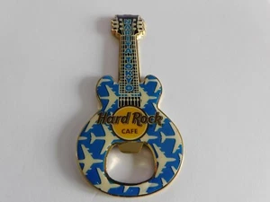 Hard Rock Cafe Guitar with HRC Logo Magnet Bottle Opener - NARITA TOKYO AIRPORT - Picture 1 of 2
