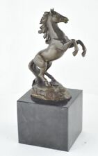 Estatua Caballo Fauna Art Deco Estilo Art Nouveau Estilo Bronce sólido Firmado
