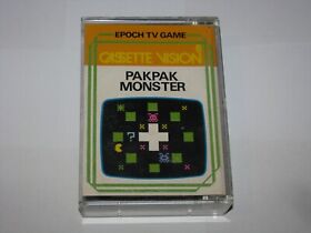 PakPak Monster Epoch Cassette Vision TV Game 6 Japan import Complete US Seller