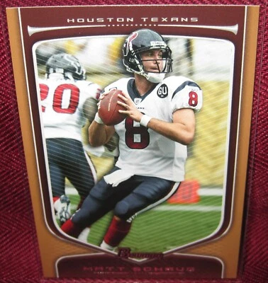 2009 BOWMAN DRAFT PICKS #18 MATT SCHAUB BRONZE 22/99 SP - Image 1 of 2