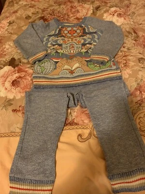 Chándal Oilily Designer azul jaspeado marinero talla 4T Foto 1 de 4