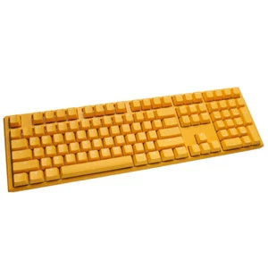 Ducky One 3 Yellow Gaming Tastatur, RGB LED - MX-Clear - Bild 1 von 3