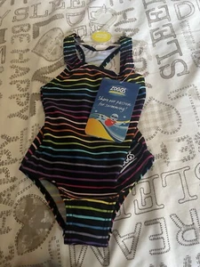 Zoggs Girls Swimming Costume. New With Tags 18 months plus Beautiful Colours - Picture 1 of 2