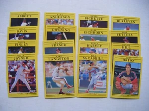 FLEER 1991 ANAHIEM ANGELS TEAM SET - Picture 1 of 2