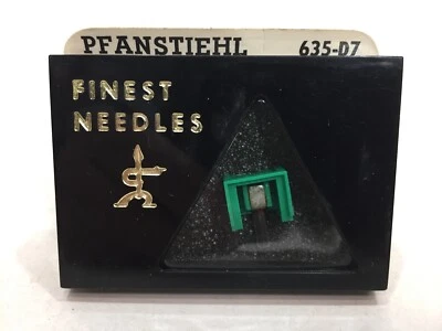 Stylus Pfanstiehl 635-D7 para Pioneer AT-21 Audio Technica AT-21 Yamaha N5000 Foto 1 de 2