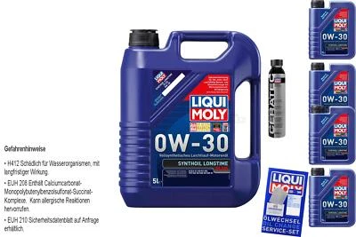 9L Liqui Moly Synthoil desde Hace Mucho Tiempo Plus 0W-30 aceite motor Cera Tec - Imagen 1 de 4