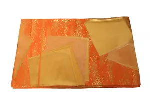 Japanischer Antik Vintage Brokat Seide Fukuro Obi Schärpe Gürtel Kimono Textil - Bild 1 von 3