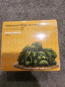 Dept 56 Halloween Village Scary Topiary 4038918 Accessories Collectible - Picture 1 of 2