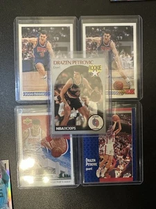 Drazen Petrovic (5x) Lot - 1992-93 Upper Deck 90 Hoops More! - Bild 1 von 2