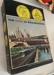 C&O/B&O THE GAME OF RAILROADING Vintage Avalon Hill Bookcase Board Game 1969 - Picture 1 of 8
