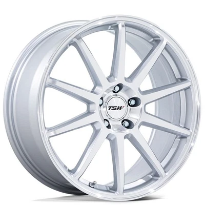 F19x8.5/R19x9.5" Staggered TSW Wheels TW004 Canard Gloss Silver/Machined (A01) Foto 1 de 4